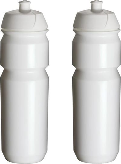 2 x Tacx Shiva Bidon - 750 ml - Wit - Drinkbus