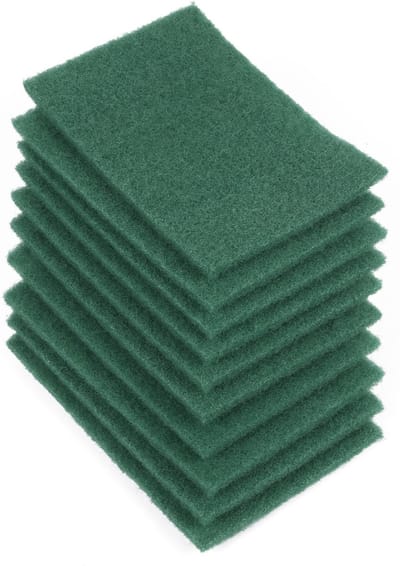 Benson Schuurpads - Multifunctioneel - 14.5 x 10 x 1 cm - Groen - 10 stuks