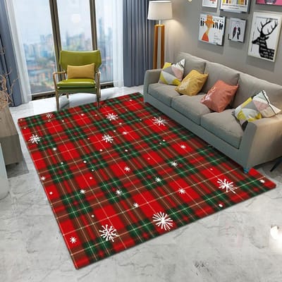 Kerst Tapijt Slaapkamer Huis Deurmat Een Woonkamer Kinderstudeerkussen Absorberende Voetmat Machinewasbaar Kussen Huisdecoratie 50X80CM