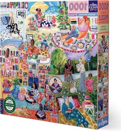 Puzzel Vrouwen Lezen - 1000 Stukjes Puzzel - Ontspannen Tijd Verdrijven - Origineel Kunstwerk - 58.4 cm x 58.4 cm