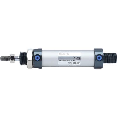 Pneumatische Cilinder Mini Dubbelwerkend Enkelvoudige Stang Aluminiumlegering Cilinders MAL16?25