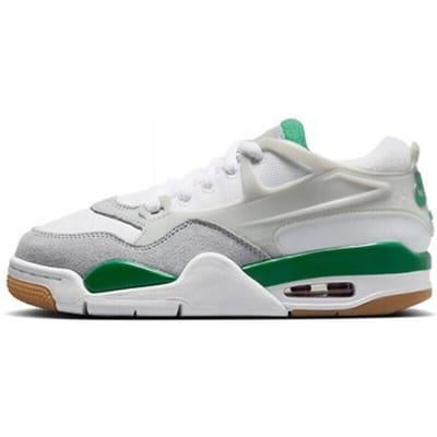 Air Jordan 4 RM GS Pine Green Kindersneakers Wit Neutraal-Grijs Wolf-Grijs FQ7938-103 40