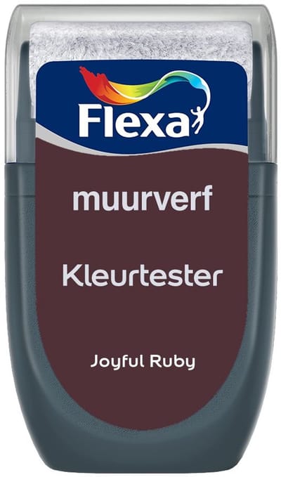 Flexa - Kleurtester Muurverf - Joyful Ruby - Mengverf - 30 Ml