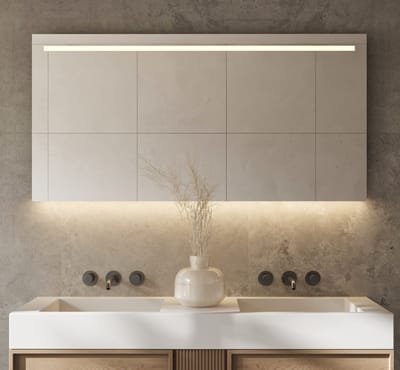 Schaere - Badkamerspiegel - LED Verlichting - Spiegelverwarming - Sensor - Dimfunctie - 140x70 cm
