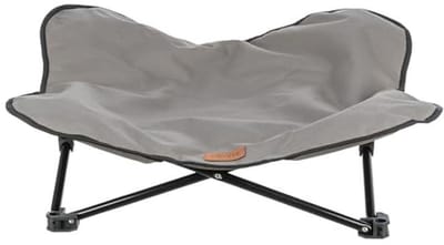 Verhoogd Campingbed voor Honden - Opvouwbaar en Gevoerd Hondenbed voor Kleine tot Middelgrote Honden