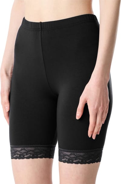 Bellivalini Dames Leggings - Vrijetijdsbroek - Korte - Katoen - BLV-BLV50-217-LE - Zwart - XS