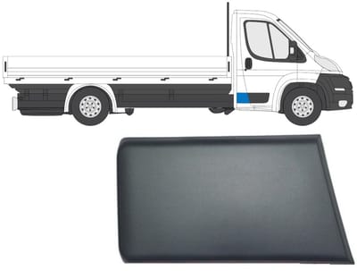 Zijlijst sierlijst voor Fiat Ducato 2006-2018 / Rechts
