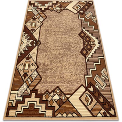 Kleden Rugsx Tapijt BCF Morad BARYTON Klassiek - beige 60x110 cm