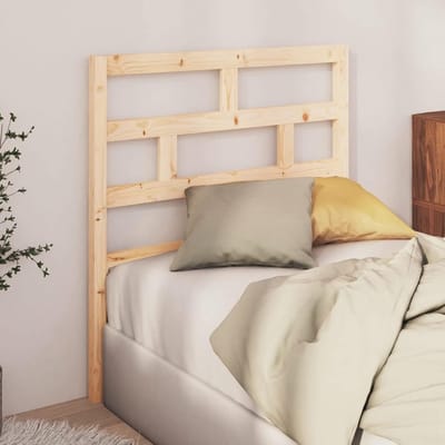 Houten Hoofdeinde - Bed Decoratie - Slaapkamer Styling - Massief Grenenhout - 96x4x100 cm - Natuurlijk