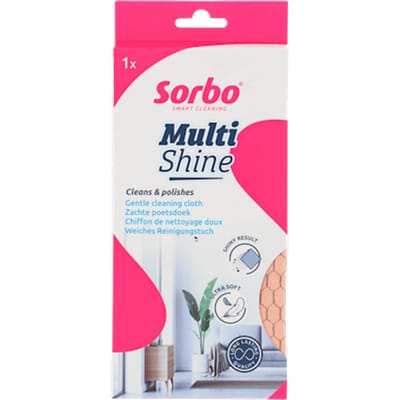 Sorbo Multi Shine Microvezeldoek - Glansdoek voor Glas en Sanitair - Extra Zacht - Wasbaar