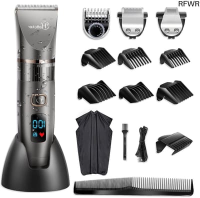 RFWR® Professionele Tondeuse voor Heren - Waterdichte 3-in-1 Baardtrimmer en Precisietrimmer