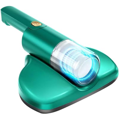 Aspirateur de lit à main UV pour matelas, appareil de nettoyage anti-acariens, vert