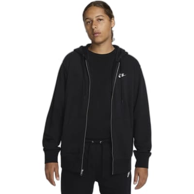 Hooded sweatshirt met rits Nike Club Fleece