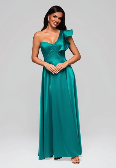 LARICA Jurk - Rits - Jurk Turquoise XS