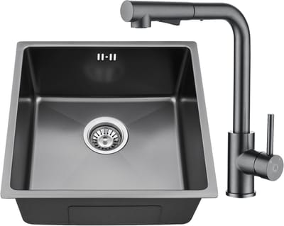 Amdelne Industriële Lampenkap Zwart - Trompet Vloerlamp - fitting E27 MAX60W - excl. lichtbronnen