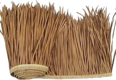 Kunstriet Dakbedekking - Decoratieve Tegels - Buiten Decoratie - Weerbestendig Materiaal - 10 Stuks - Natuurlijk