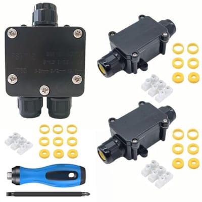 IP68 Waterdichte Aftakdoos en Elektrische Aansluitdoos voor Buiten - Kabelconnector voor Kabel Ø 4-15 mm