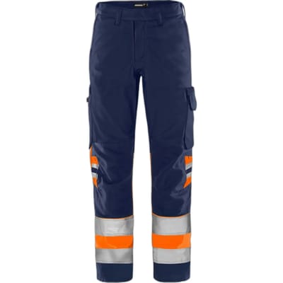Hoog zichtbare werkbroek klasse 1 Fristads Green 2649 GPLU