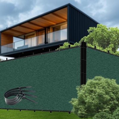 Privacy Scherm Hek - Windscherm Tuin - Privacy Creëren - 90% Zichtblokkade - 1.8 x 15.2 meter - Groen