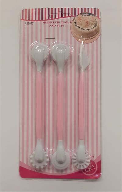 Modelleer snijders cake fondant klei brooddeeg - 3 stuks