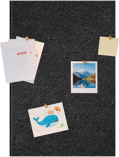 Dartbord muurbescherming - Vilt achterwand - Muur beschermen - Eenvoudige montage - 60 x 90 cm - Grijs