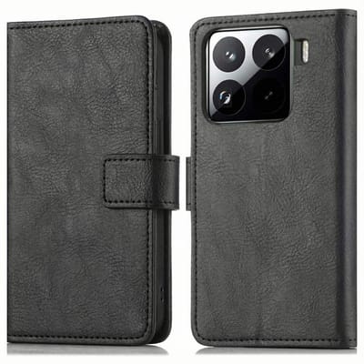 imoshion Hoesje - Geschikt voor Xiaomi 15 - Luxe Bookcase - Zwart