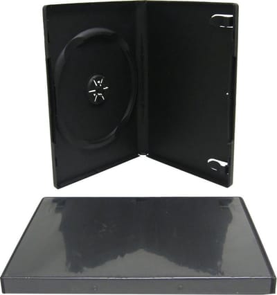25 x DVD Jewel Case met Foil - Black - Network Trading