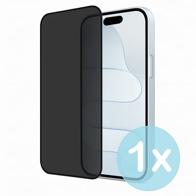 Privacy Screenprotector Geschikt voor iPhone 17 Air – Anti-Gluren – Krasbestendig Gehard Glas 9H – Volledige Dekking – FuturiQ