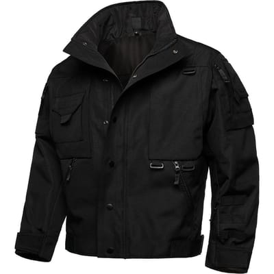 Jas Heren Winddicht Steekwerend Krasbestendig Locomotiefjas XS black