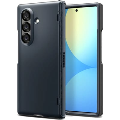 Spigen Slim Armor Pro MagFit Backcover voor de Samsung Galaxy Z Fold 7 - Metal Slate
