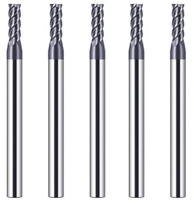 Hardmetaal Frees 3mm - 4 Tanden CNC Frees voor Metaal, Hout en Kunststof