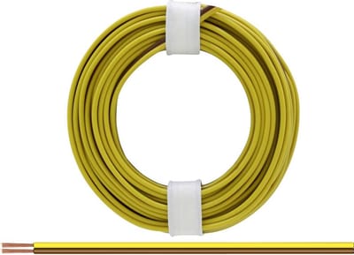 Donau Elektronik 225-38 Draad 2 x 0.25 mm² Bruin-geel 5 m