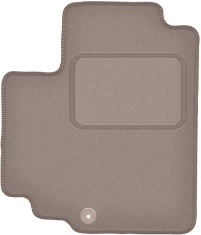 Beige bestuurdersmat voor: Nissan Pixo hatchback (2008-2013)