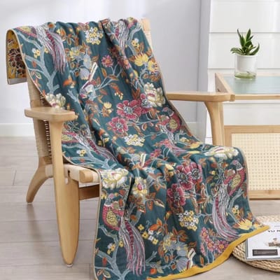 Wikkeldoek 80x160cm Gaas Kwastje Zachte Badhanddoek Niet Gemakkelijk Pluizend Waterabsorberend Sneldrogend Strandlaken