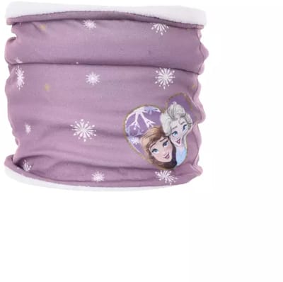Disney Frozen Colsjaal – Lichtpaars – Elsa & Anna in Hartje – Met Fleecevoering – One Size