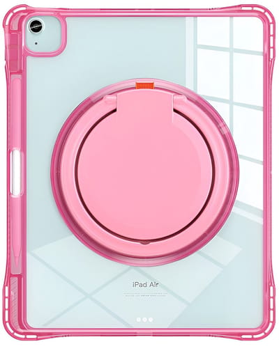 Avizar Hoesje Geschikt Voor iPad Pro 11 2026 van Schokbestendig Siliconen met Handvat en Schouderriem, Roze