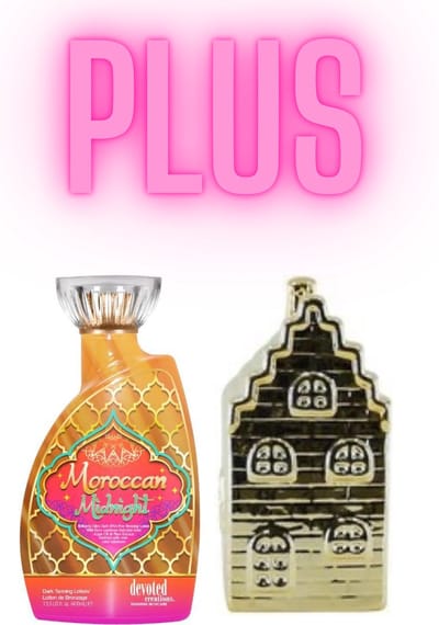 Devoted Creations Moroccan Midnight 400 ml PLUS Gouden Spaarpot Huis 13 cm !