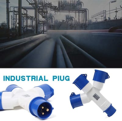 Waterdichte 3-Weg Verdeeldoos Industriële Stekker en Koppeling 16A IP44