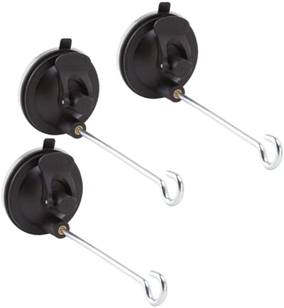 Dailygoods- Vogelvoersmuurhaak - Wandhouder voor Vogelvoeders - Zuignap - Raamdecoratie - Hanger Haak - Ideaal voor Planten - Materiaal ABS