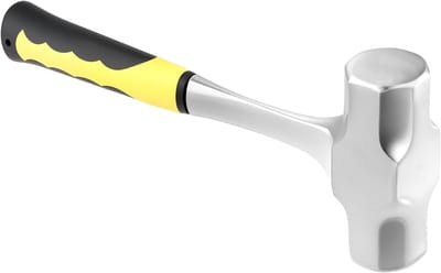 Inovra- Voorhamer 2 kg - Glasvezelgreep - Koolstofrijk Staal - Ergonomisch Ontwerp - Tuinieren/Kamperen - Nauwkeurige Slagen - Hamer