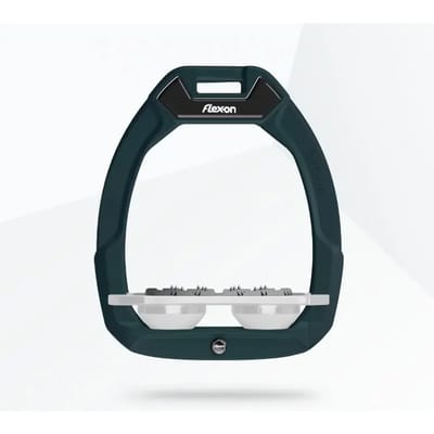 Veiligheidszolen voor paardrijden Plat Ultra Grip Groen/Grijs/Wit Flex-On Safe-On