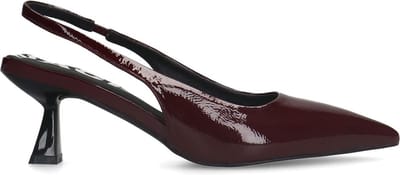 Sacha - Dames - Bordeaux lak slingback pumps - Maat 36
