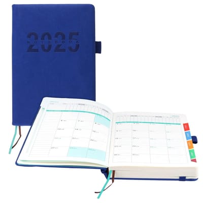 Cosensi - Dailygoods - A5 Agenda voor 2025-2026 met Lint en Bladwijzer