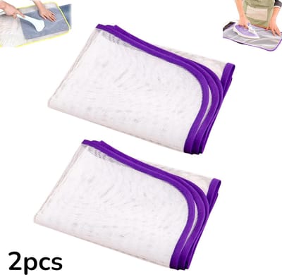 2 stuks - Strijkmat van gaas - Strijkmat - Kleur willekeurig - Beschermende strijkmat voor huishoudelijk gebruik - 40*90 cm - Strijkmat - Hittebestendige strijkdoek - Strijkdoek/handdoek