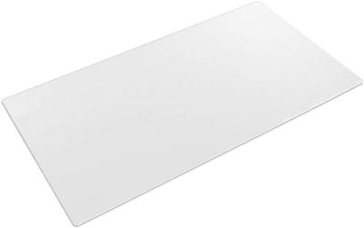 Grote Transparante Bureaumat PVC 80x40 cm Antislip en Waterdicht