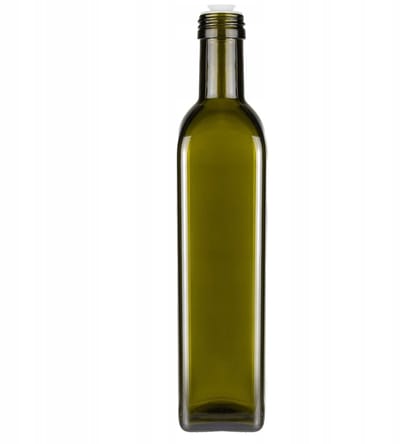 Marasca Olijfoliefles 500 ml met dop - Elegante glazen fles