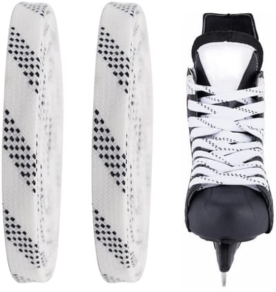Dailygoody - IJshockeyveters - Gewaxte veters - Anti-breuk - Blauw - Slijtvast - Voor schaatsen - M