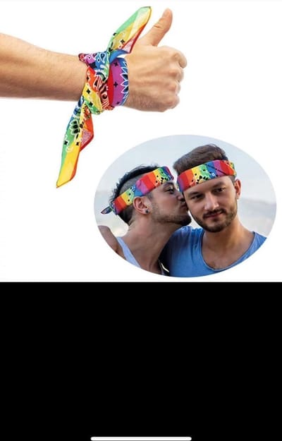 Akyol - Pride bandana- love - gay - lesbian - trans - LGBT - Bi - cadeau - lgbtq bandana gift - verjaardag - feestdag – verassing – lhbt – regenboog – regenboogvlag – homohuwelijk –