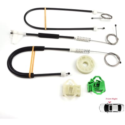 BWR484 Reparatieset raammechanisme voor voorportier rechts voor Seat Cordoba MK1 6K1 6K2 Vario 6K5 4/5-deurs Inca 6K9 6K4837402P