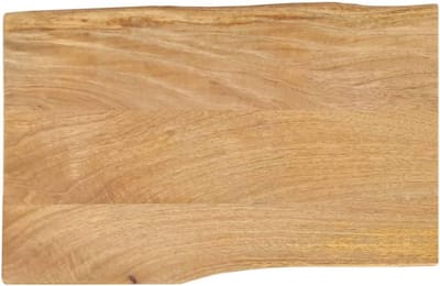 Tafelblad Hout - Vervangend blad - Tafel Opknappen - Natuurlijke Rand - 70x40cm - Houtkleur